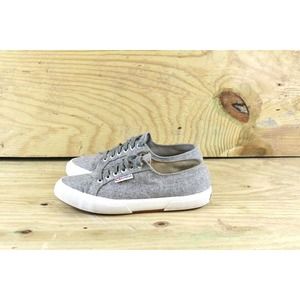 Superga Sneakers Gray Women's Size 8.5 Wool Blend Classic Low Top Athletics Shoe